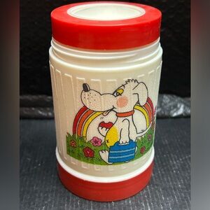 RARE Hills Department Store Lunchbox Vintage Spryte 1982 Red Thermos.